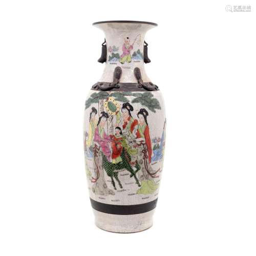 AN ORIENTAL VASE