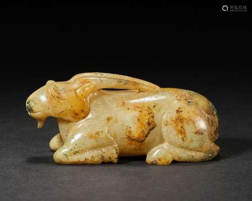 China before Ming Dynasty   Hetian Jade Sheep