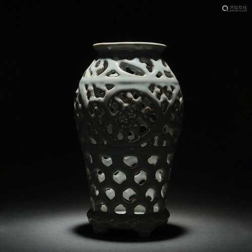 Longquan Kiln Hollow Vase, China before Ming Dynasty