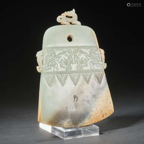 China before Ming Dynasty Hetian Jade Jade Ax