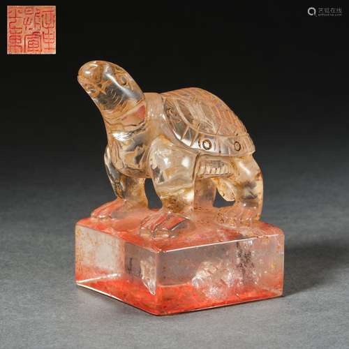 Chinese Qing Dynasty crystal seal