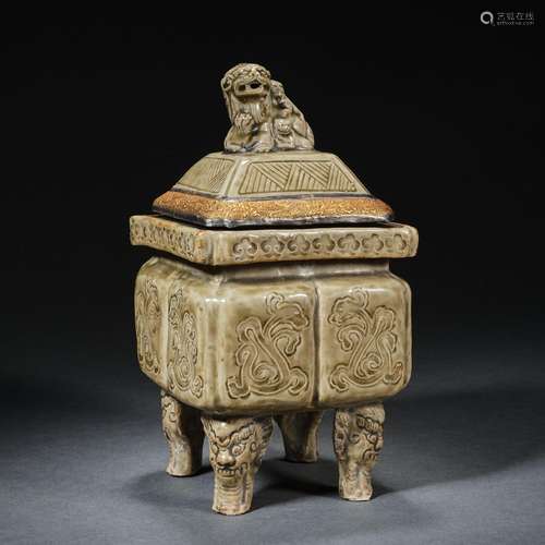 China before Ming Dynasty  Celadon Incense Burner