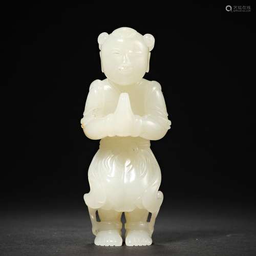 Hetian Jade Boy, Qing Dynasty, China