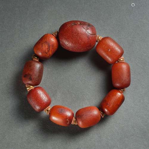 Chinese Qing Dynasty Beeswax Bracelets