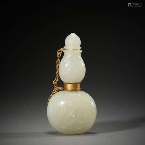 Chinese  Hetian Jade Relic Vase