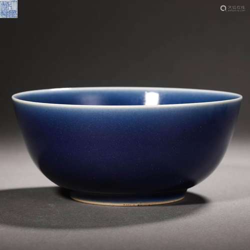 A Chinese Blue Glaze Bowl