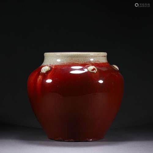 A Chinese Copper Red Jar