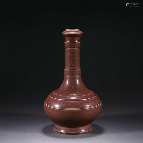 A Chinese Copper Red Glaze Vase