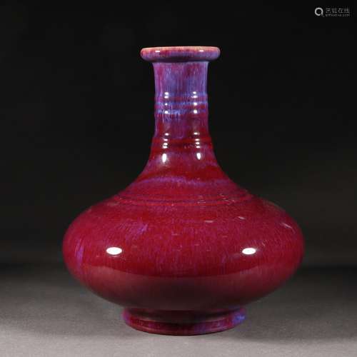 A Chinese Flambe Glaze Vase