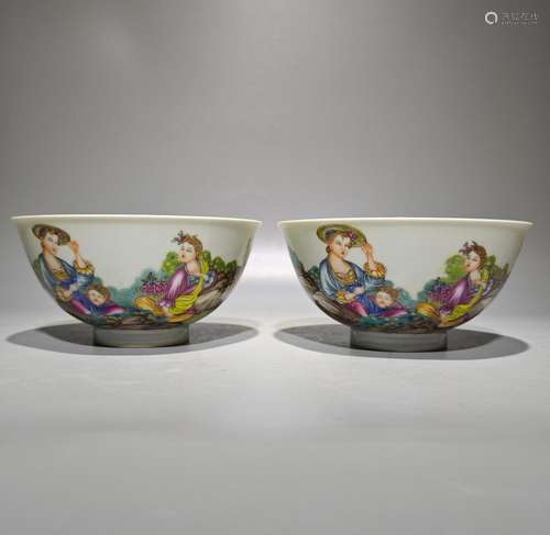 Western color character story poetry bowl