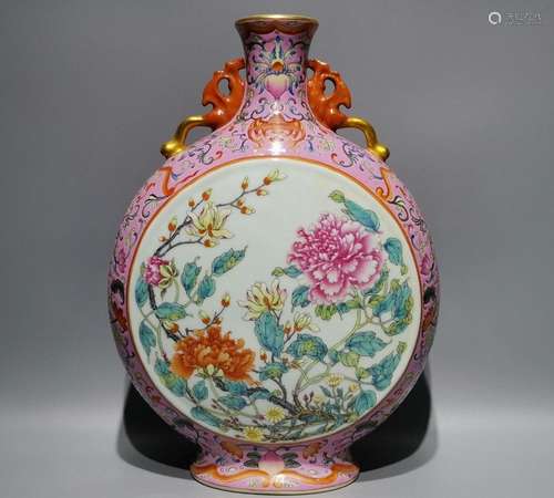 Palace powder enamelFlower pattern hugging the moon bottle