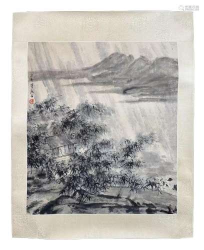 Fu Baoshi's landscape painting