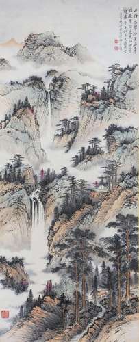 Huang JunbiYanfeng waterfall map