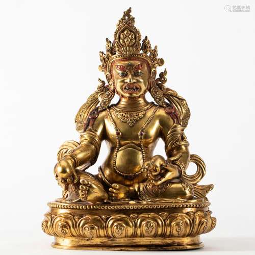 A Gilt bronze Buddha statue