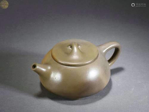 A Purple Clay Teapot