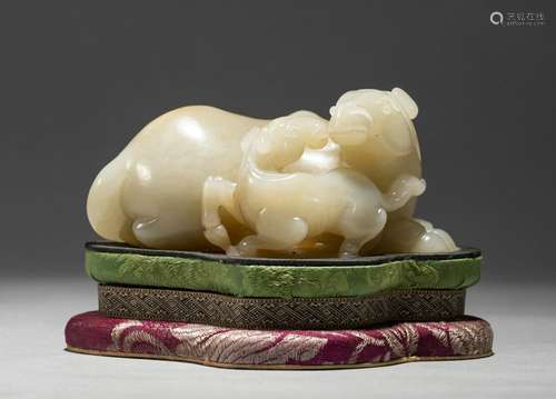 A white jade ornaments