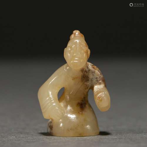 A High Ancient Jade Kneeling Man