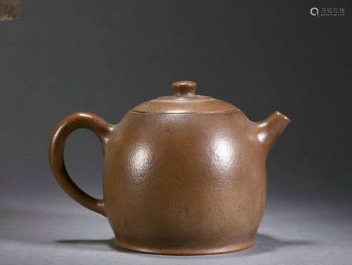 A Poetry and Prose Zisha Teapot Erquan Style