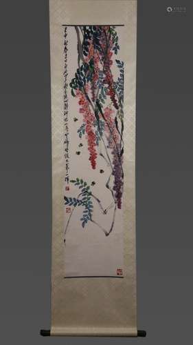 A Qi Liangchi painting of flowers