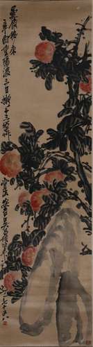 A Wu Changshuo Painting Peaches