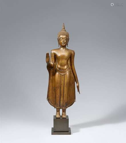 Stehender Buddha. Bronze. Thailand. Im Ayutthaya-Stil 1