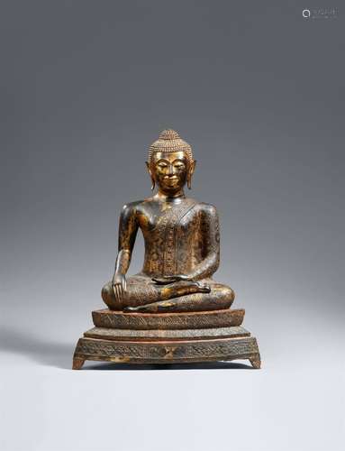 Buddha Shakyamuni. Bronze. Thailand, Ratanakosin. Frühe