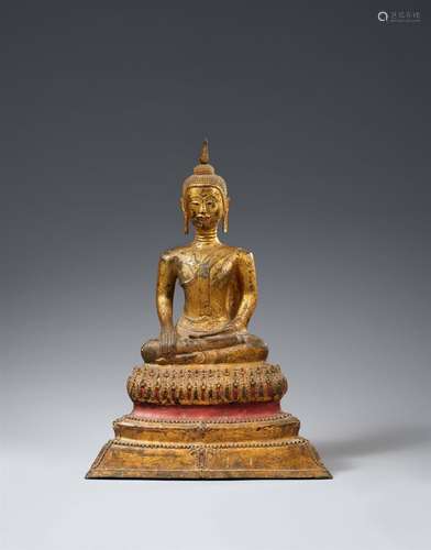 Buddha Shakyamuni. Bronze. Thailand, Ratanakosin. 19. J