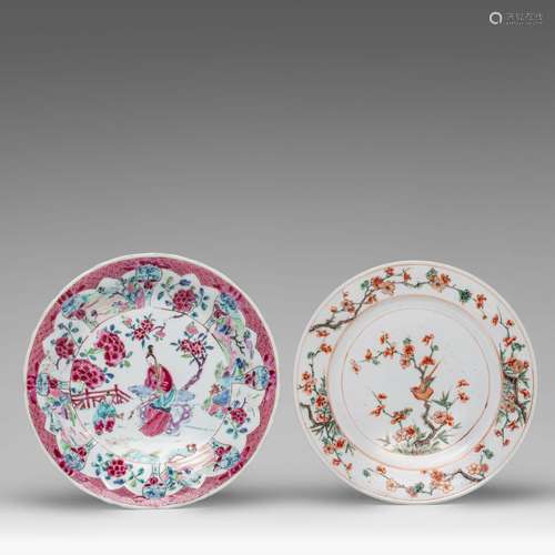 A Chinese famille rose 'Long Elisa' dish, Qianlong period, d...