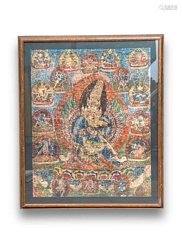 A Tibetan Thangka,18/ 19th century