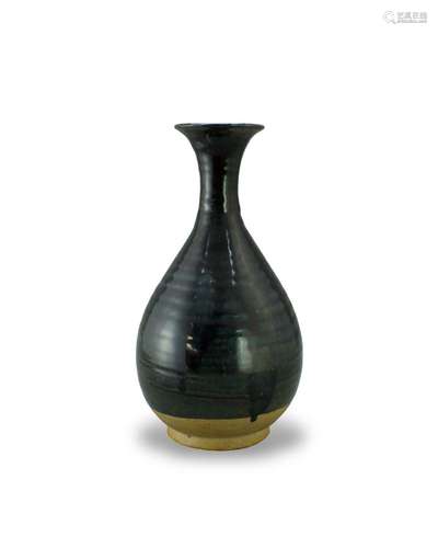 A Blackware Vase, yuhuchunping, Song/Yuan