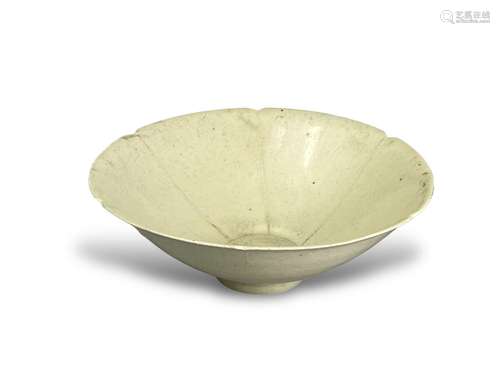 A Qingbai foliate bowl, Northern Song dynasty