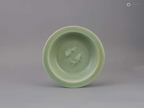 A Longquan celadon ‘twin fish’ dish, Yuan dynasty