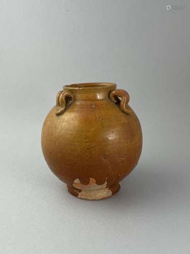 An Amber glazed Pottery Jar, Tang dynasty