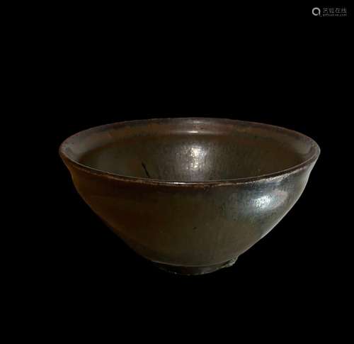 A Yaozhou black glaze tea bowl,  Jin dynasty