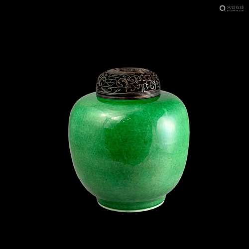 A Good Apple Green Jar, 18th century