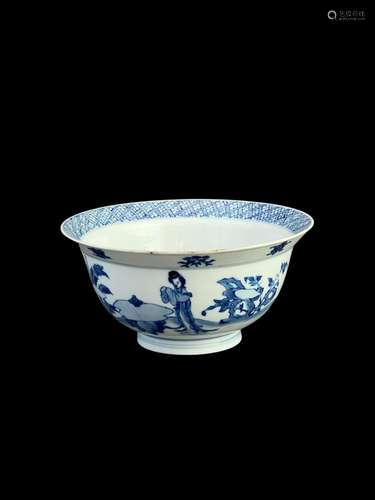 A blue and white ‘ladies’ bowl,  Kangxi