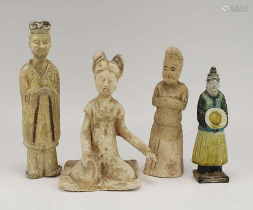 Four terracotta figures