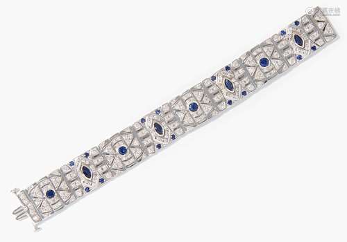 Saphir-Brillant-Bracelet