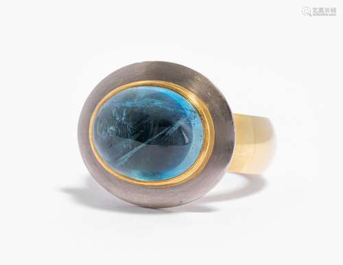 Aquamarin-Ring