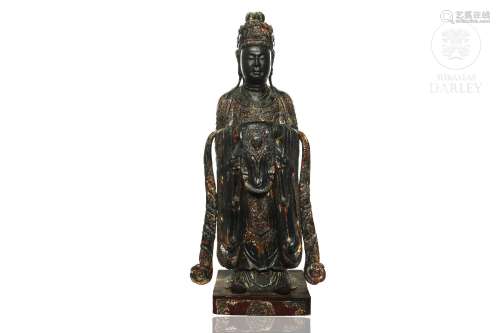 Large sculpture "Buddha", Asia, 19th century