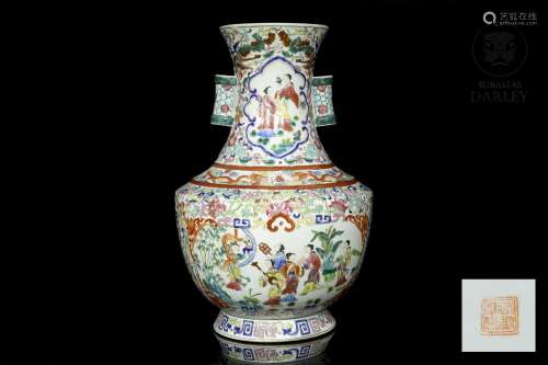 Chinese "Gu" porcelain vase, Tongzhi