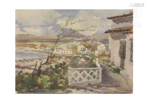 J. Gimenez (20th century) "Landscape"