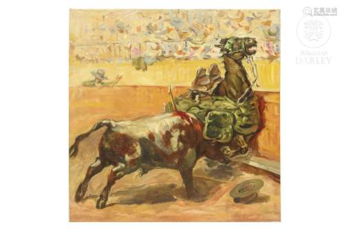 Juan Reus (Atr.) (1912 - 2003) "In the bullring"