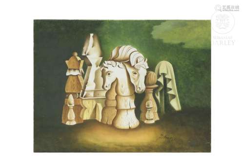 Panos Emirzian ( ¿ - 2022) "Chess".