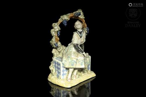 Porcelain figure "youth Fallera", S. 20th century