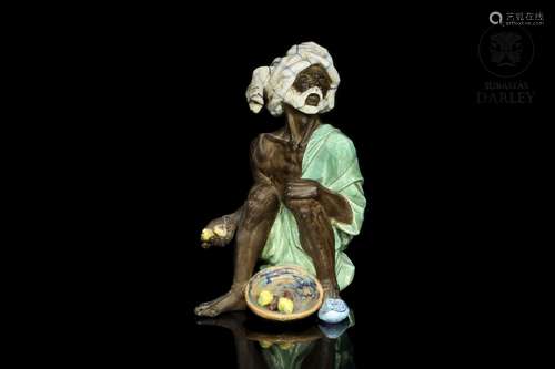 Ceramic figure "Elderly", Algora, 20th century