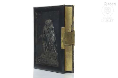 Photo-album with music box, 19th century