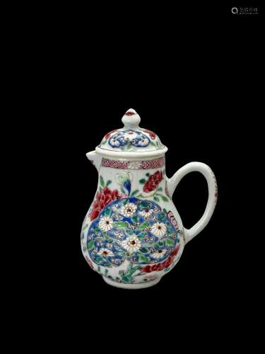 A 'famille rose' Milk Jug and Cover, Yongzheng