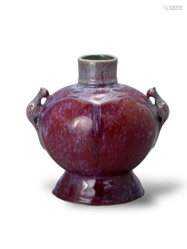 A flambé type vase