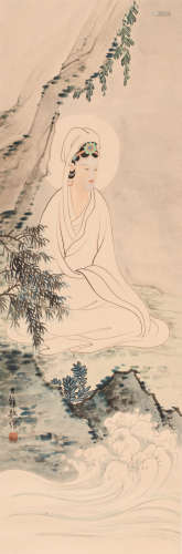 黄君璧 (1889-1991) 观音造像